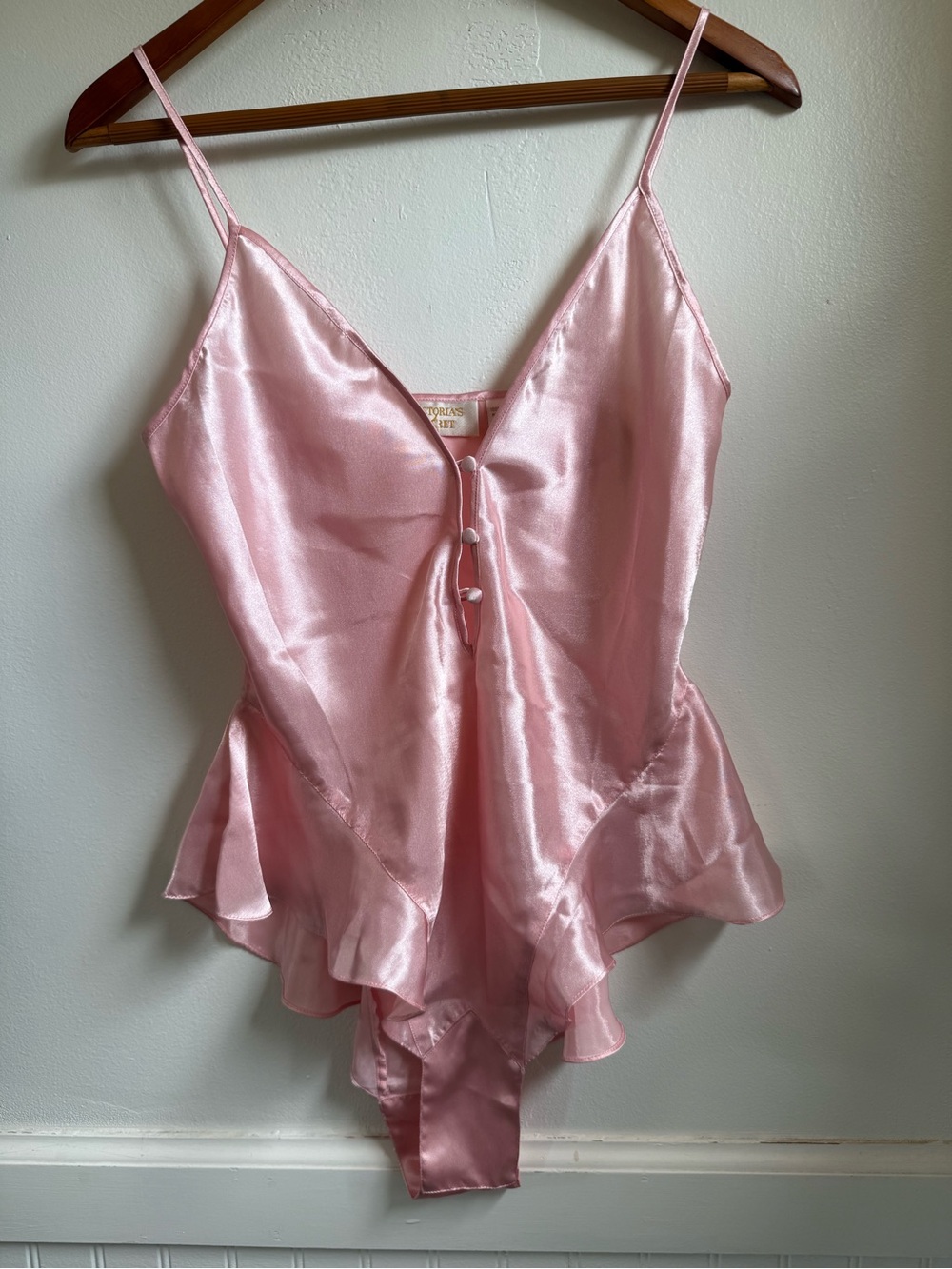 Vintage Victoria’s Secret Teddy Small Pink Lingerie